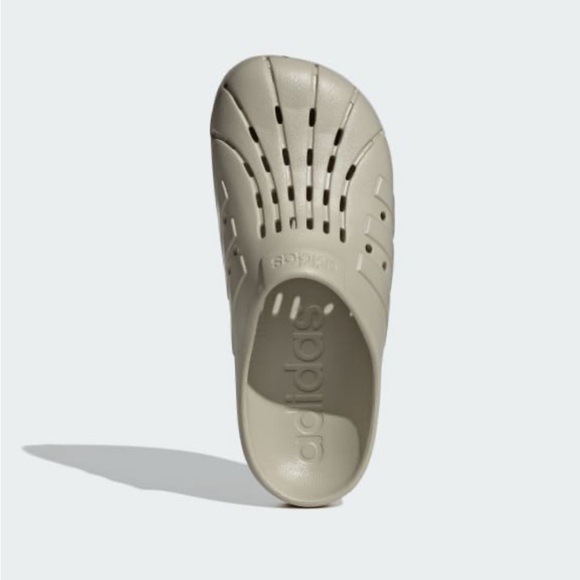 Adidas Adilette Clogs Sportswear Sandles Slides Putty Grey Unisex - Picture 2 of 10